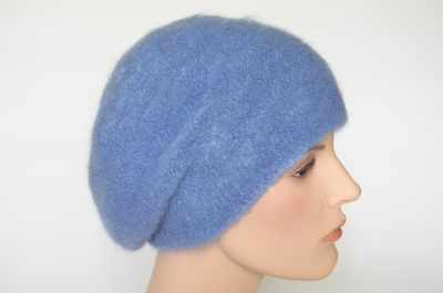 вицио Vizio берет 6945 итальянский берет голубого цвета
