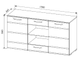 Комод 1500.1 Модульная Асти ДСВ