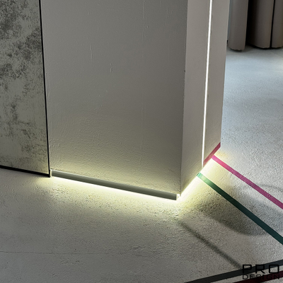 Теневой плинтус скрытого монтажа Pro Design 7209 Анодированный