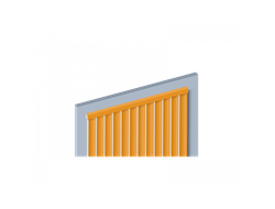 Молдинг D12V1 Y5 ПОЛИСТИРОЛ HI WOOD 12мм х 12мм х 2,7м.