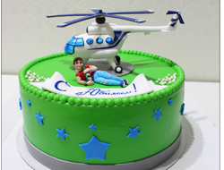Торт с вертолётом (3,5 кг.)