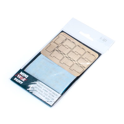 Сборная модель: (MiniWarPaint S-101) Индивидуальный пищевой рацион Армии России. Размер "М"