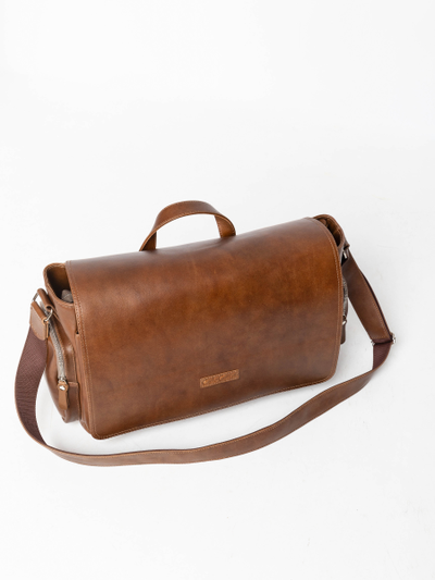 Кожаная мужская сумка Toara Premium brown (арт. 5058-63)