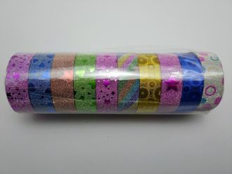Набор цветной клейкой ленты с рисунком