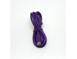 Кабель micro USB (USB A штекер - micro B штекер) 1м, фиолетовый
