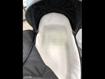 Детская коляска 3 в 1 Farfello Molly Trio Черный (Экокожа)