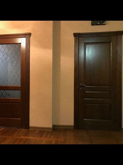 ЛАЙНДОР (УЛЬЯНОВСК)/ МОДЕЛЬ КАЛИНА-К/ ПОЛОТНО ОСТЕКЛЕННОЕ/ НАТУРАЛЬНЫЙ ШПОН ДУБА/ ТОН 45 (ДУБ НАТУРАЛЬНЫЙ РУСТИКАЛЬНЫЙ)