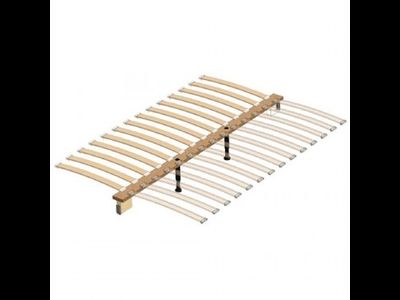 Кровать "Грация" античный белый из массива (Браво) в Липецке