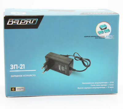Зарядное устройство ВАРЯГ ЗП-21 (прямой заряд, 21V,  1,0A)