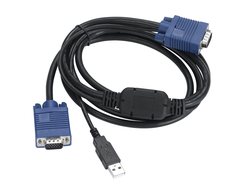 Кабель KVM для переключателей Kinan серий XM, XU, LS, XL, DL (SPHD-15 => USB+VGA(D-Sub), 10 метров (CH-1000U)