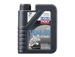 Масло моторное Liqui Moly Motorbike 4T Street 15W-50 (HC-синтетическое) - 1 Л (2555)