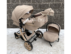 Детская коляска 3 в 1 Darex Бежевый