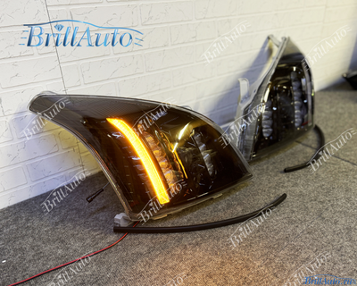 Фары Toyota Prado 120 LED светодиодные яркие