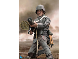 ПРЕДЗАКАЗ - Немецкий пулеметчик времен Первой Мировой - Коллекционная ФИГУРКА 1/6 scale WWI German MG08 Gunner – Arthur (D11015) - DID ?ЦЕНА: 25900 РУБ.?