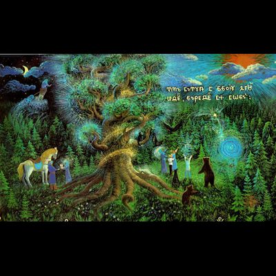 Журнал Лукоморье, Всеясветная грамота, с Волшебными Иллюстрациями и Стихами.