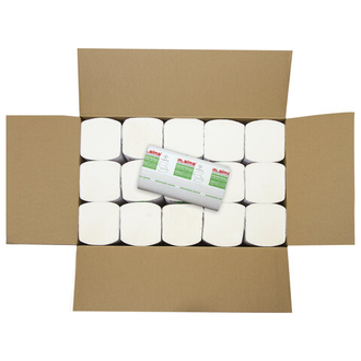 Полотенца бумажные 200 шт., LAIMA (Система H3), ADVANCED WHITE, 2-слойные, белые, КОМПЛЕКТ 15 пачек, 23х20,5, V-сложение, 111341