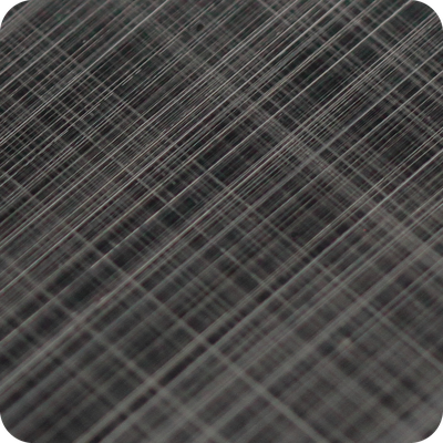 Бордюр-вставка разделительный профиль Лука ПП 01-10НСК(304).2700.010 Кросс брашинг графит