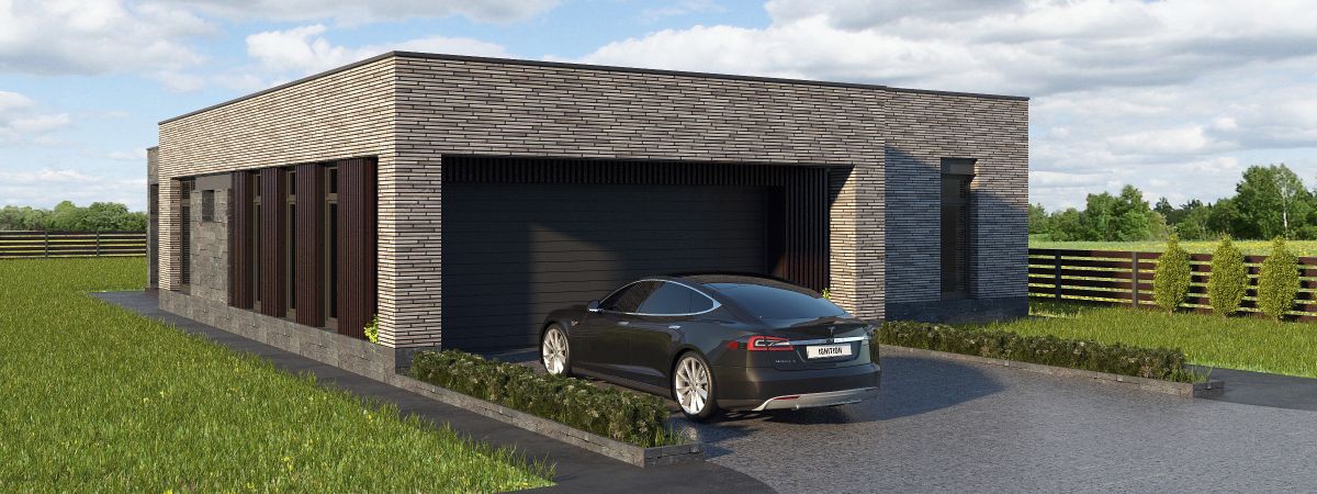 Визуализация загородного дома М-179