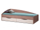 Кровать одинарная "Фея - 3"(1900х800)(асимметричная)(Олмеко)