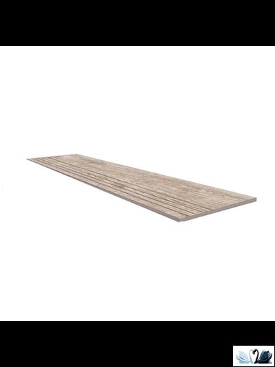 Ступень ProGRES Ceramica Ronda коричневая светлая 30х120