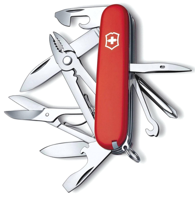 VICTORINOX Deluxe tinker 1.4723, 91 мм, 17 функций, красный