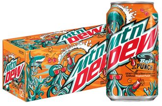 Газированный напиток Mountain Dew Baja Punch 355мл