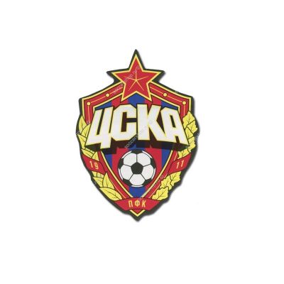 Наклейка ФК ЦСКА 8см ЭМБЛЕМА 700464