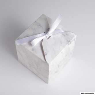 Коробка подарочная «Мрамор» 12 x 12 x 12 см