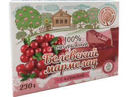 Мармелад "Клюква", без сахара, 230г (Давыдово)
