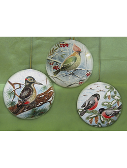 Медальон "Лесные птицы"