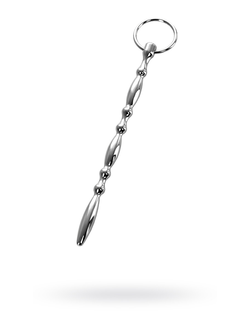 717316 Уретральный плаг фигурный с кольцом в основании TOYFA Metal