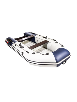 Моторная лодка Таймень NX 3200 НДНД "Комби" светло-серый/синий