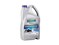 Масло моторное RAVENOL Snowmobiles Teilsynth 2-Takt для 2-х такт. снегоходов (Полусинтетика) - 4 л. (4014835728592)