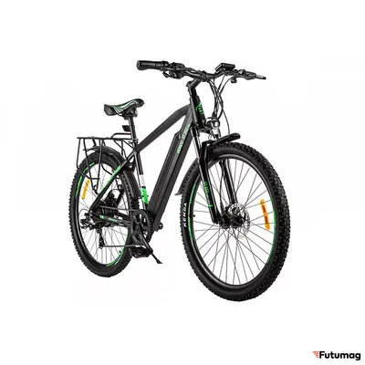 Электровелосипед Eltreco XT 850 Pro серо-зеленый