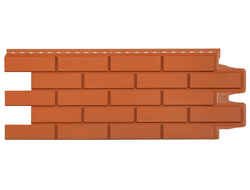 Фасадная панель "Клинкерный кирпич", цвет терракотовый, серия стандарт