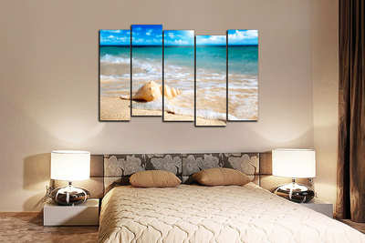 Модульная картина "Теплые волны"