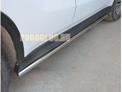 Защита штатного порога труба d42 для Suzuki Vitara (2019-...)