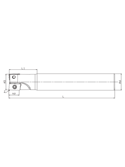 Корпус фрезы EAP400R-C32-32-200L-3T TOTIME