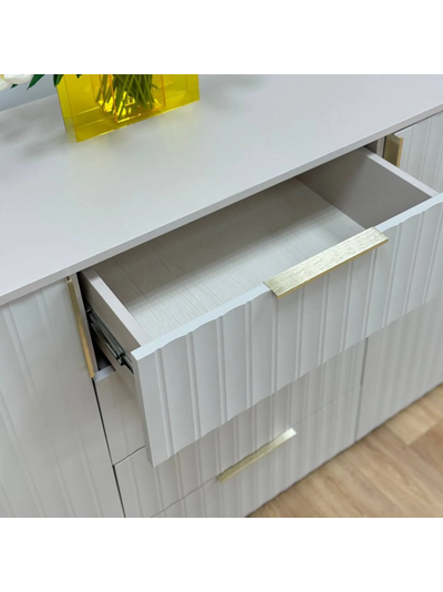 Тефия комод 2-ств с 4 ящиками 1400х450х930 Тефия / Софт Сантьяго