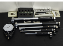 Комплект индикаторных нутромеров 6-160 мм 0.01 из 5 шт в кейсе