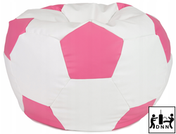 Кресло "Мяч" Д-65 белый/розовый