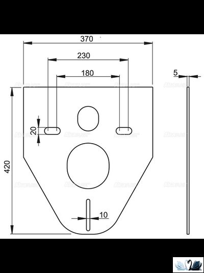 Унитаз с инсталляцией подвесной Creavit Terra черный матовый в комплекте с Alcadrain AM101/1120-4:1 RU M578-0001 с черной клавишей