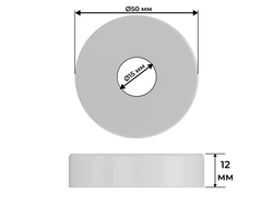 Набор термостатический осевой Royal Thermo Design Pro 15мм М30х1,5 (Белый)