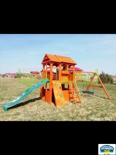 Детская площадка IgraGrad Клубный домик 2 с трубой