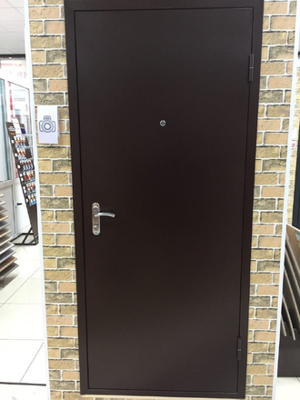 Металлическая входная дверь «Стройсиб 1» венге