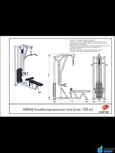 Комбинированная тяга (стек 100кг)