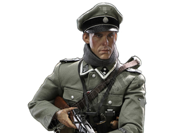 Немецкий командир в зимнем обмундировании - КОЛЛЕКЦИОННАЯ ФИГУРКА 1/6 scale Action figure Fredo - SS-Panzer-Division Das Reich MG42 Gunner Ver C (D80132) - DiD