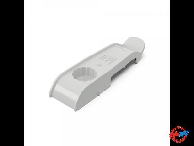 Держатель плоского кабеля Промрукав односторонний на 2 места серый 30 шт. PR13.0438