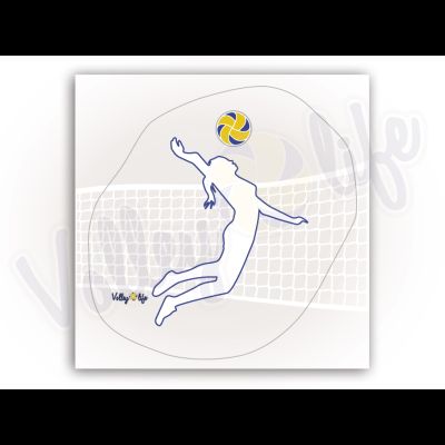 Наклейка на автомобиль "Нападающая"