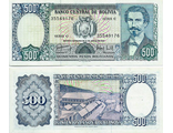 Боливия 500 песо боливиано 1981 г.